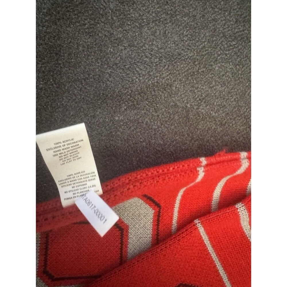 Ohio State Buckeyes OSU  Scarf Red - Picture 6 of 6